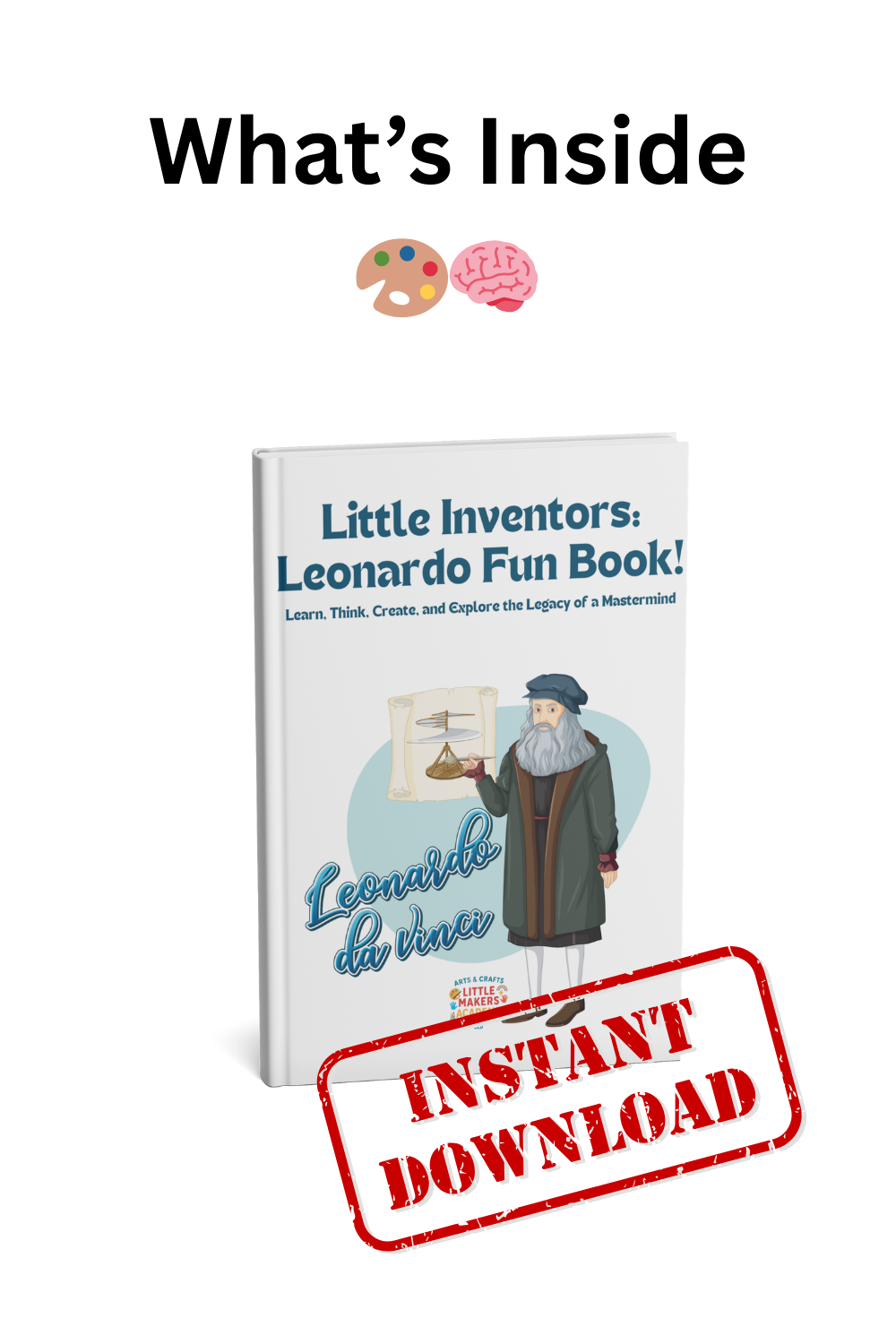 🖌️ Little Makers Leonardo da Vinci Fun Pack | 4–7 Years | Printable Art & Discovery Activities | Learn Through Play!