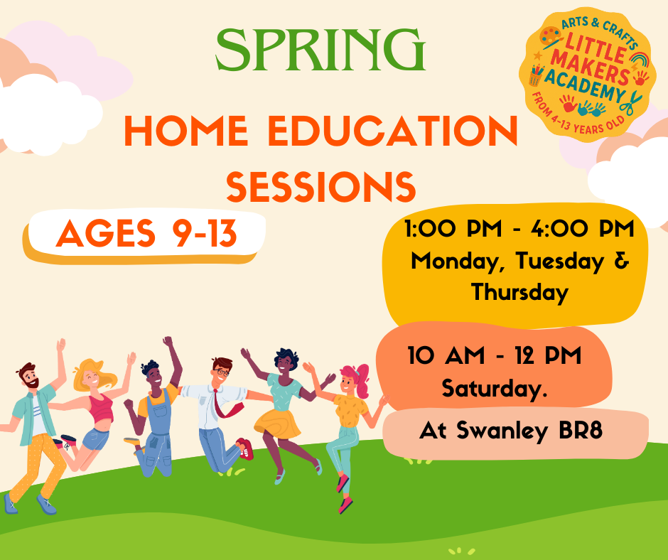 Home Education Afternoon Arts & Crafts Class – Ages 9–13 | Little Makers Academy, Swanley