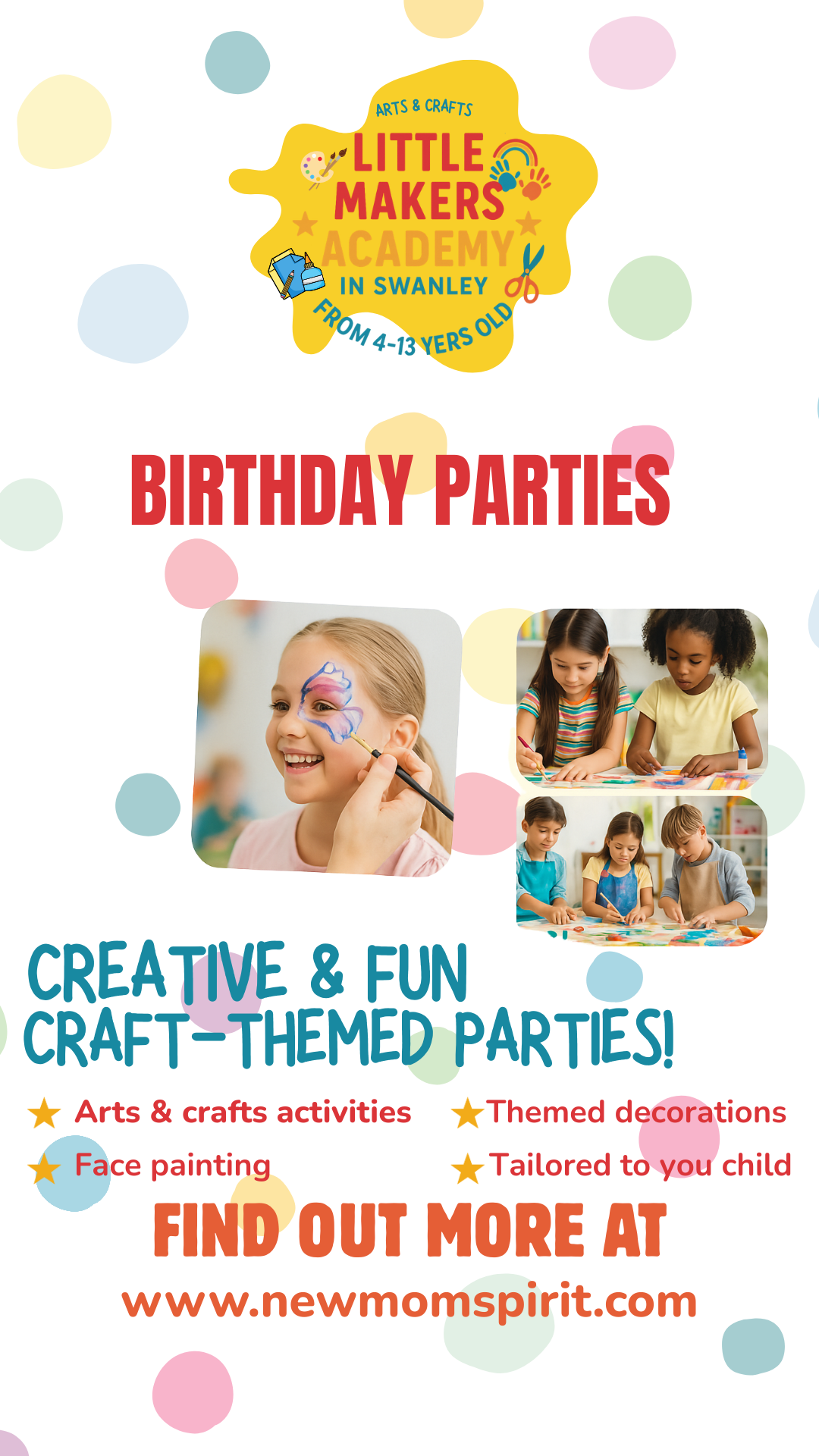 Birthday Party Packages - Little Makers Academy