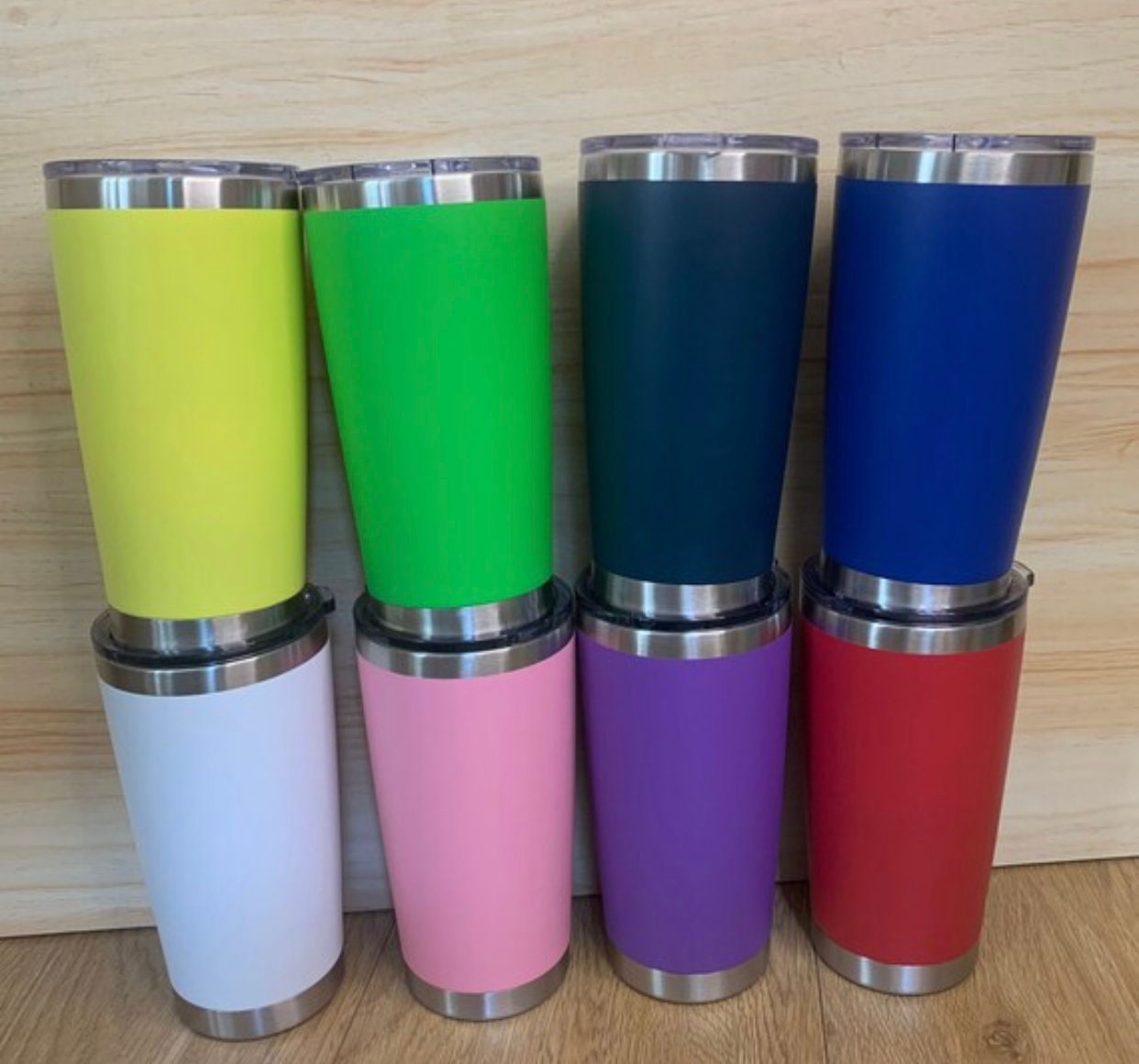 20oz & 30oz Car Tumblers Stainless Steel Double Wall Vacuum-Insulated & Powder Coated with Brand Logo