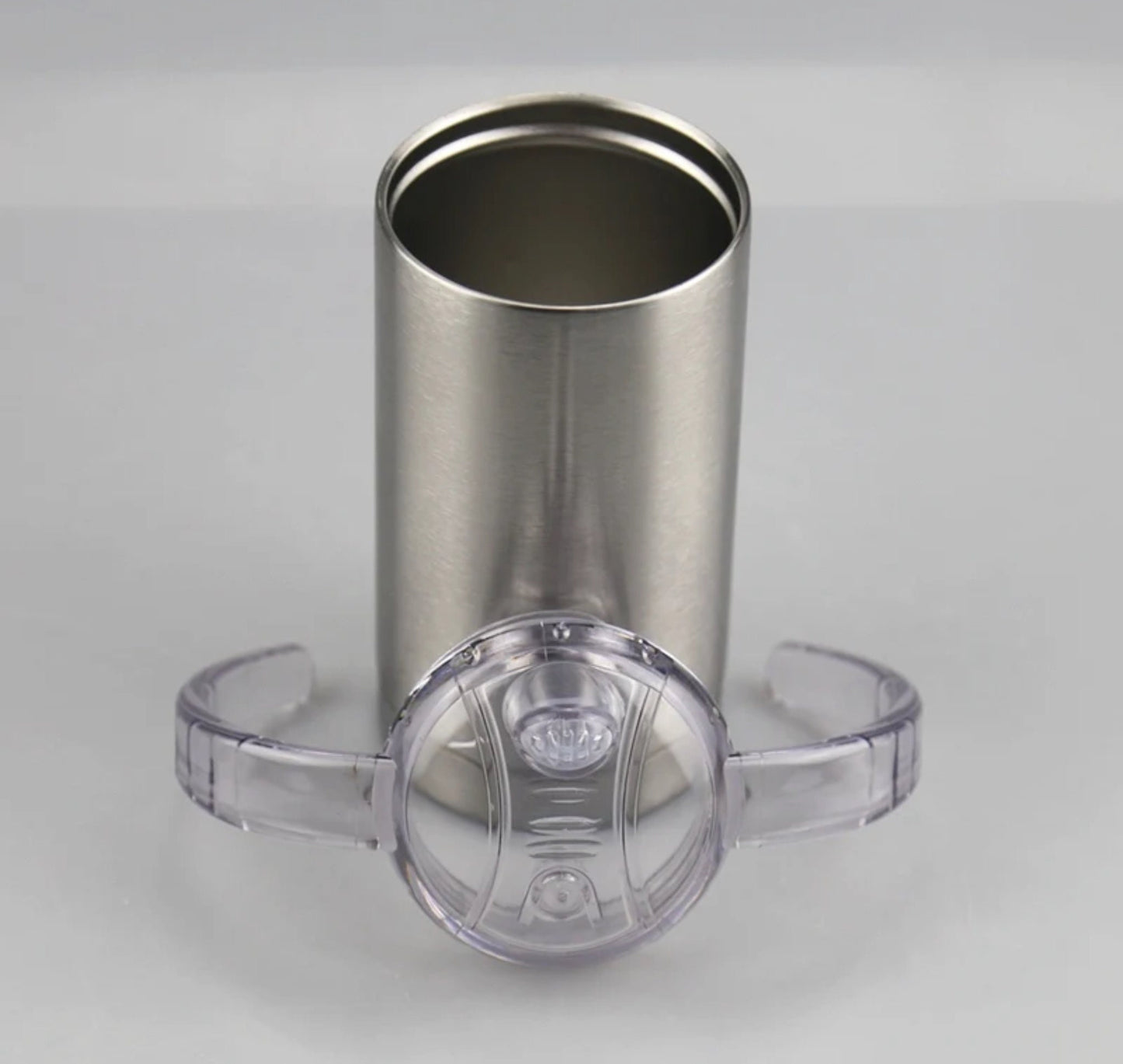 12oz Straight Shape Sippy with Two Lids
