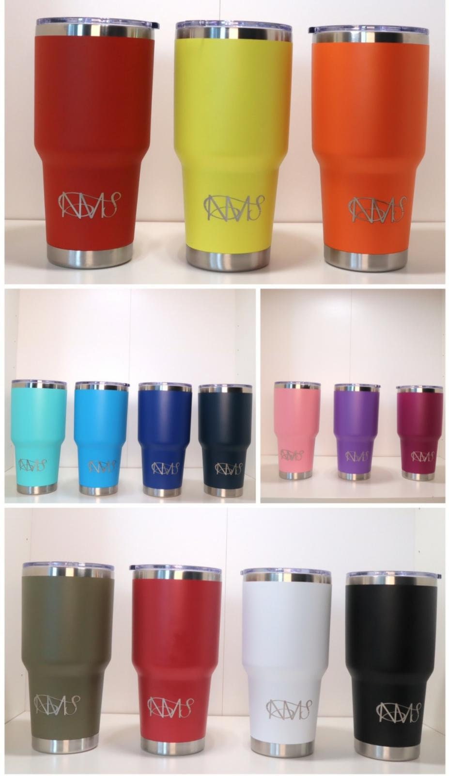 20oz & 30oz Car Tumblers Stainless Steel Double Wall Vacuum-Insulated & Powder Coated with Brand Logo