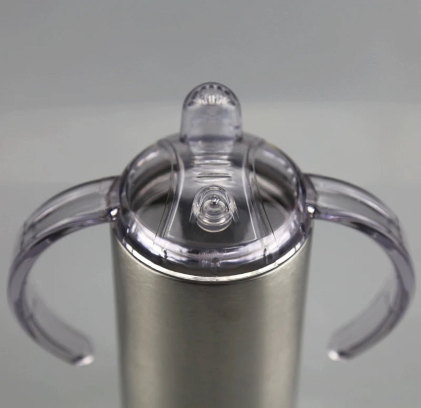 12oz Straight Shape Sippy with Two Lids
