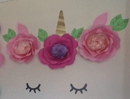 3D Cardboard Flowers Patterns - Set of 5 - Digital Download for Party Decorations