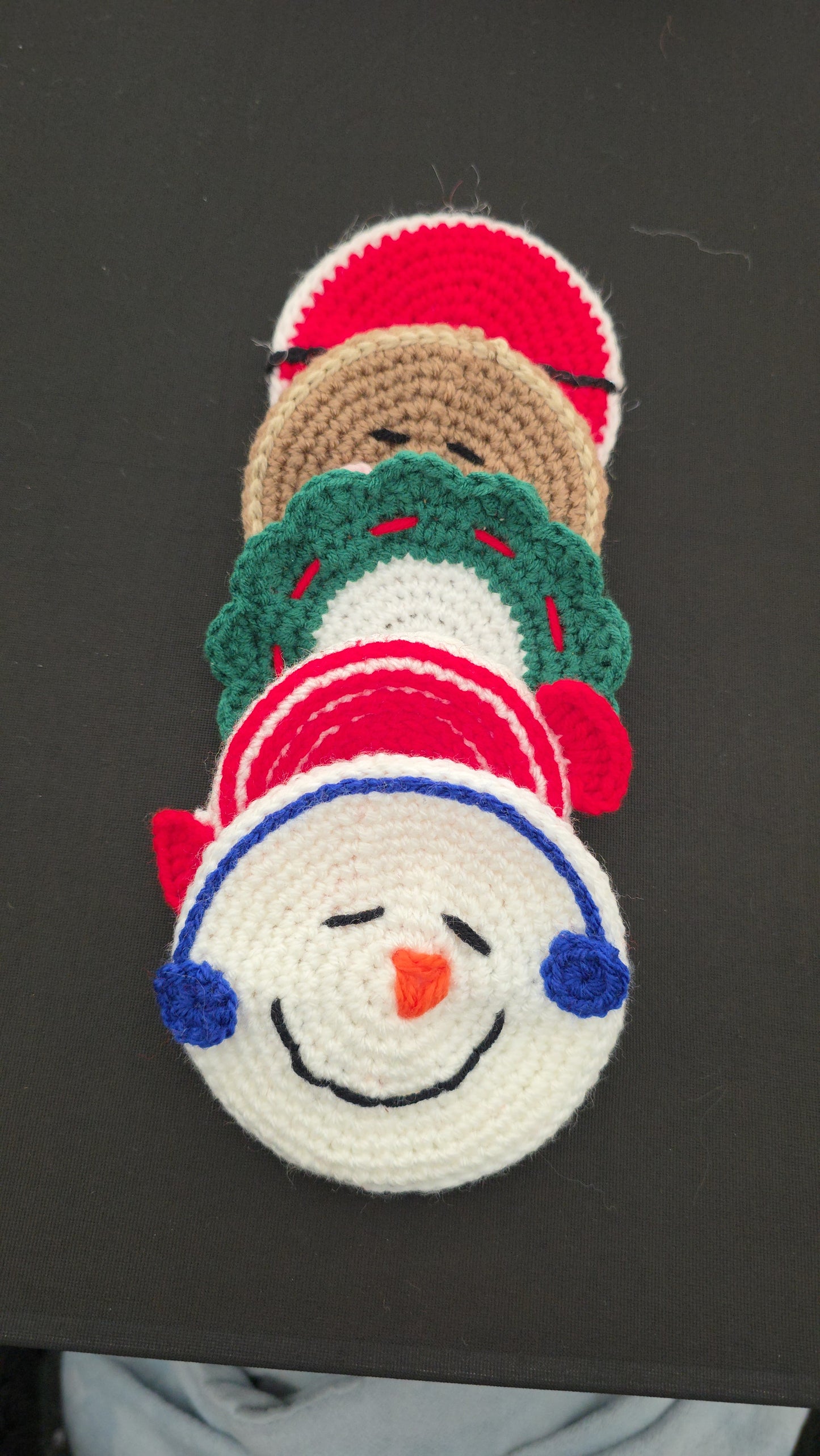 Christmas Crochet Coasters