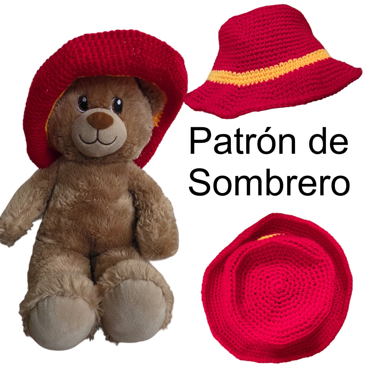 🧶 Patrón de Sombrero de Ganchillo Inspirado en Paddington Bear 🧸