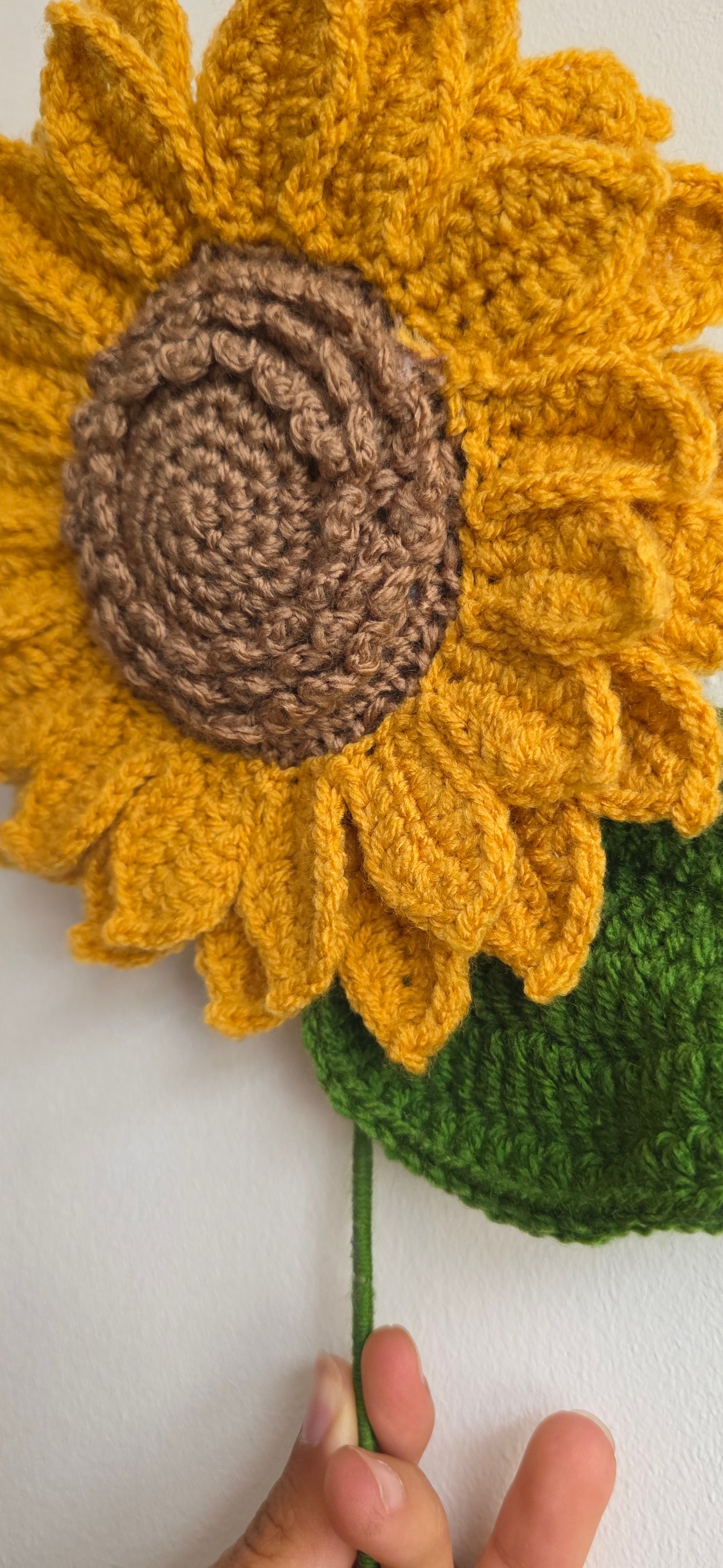 Handmade Crochet Sunflower – Decorative Bloom | Made in the UK