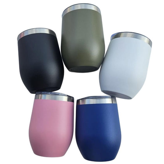 Verre à vin de 12 oz - Finition mate | Extérieur élégant et antidérapant