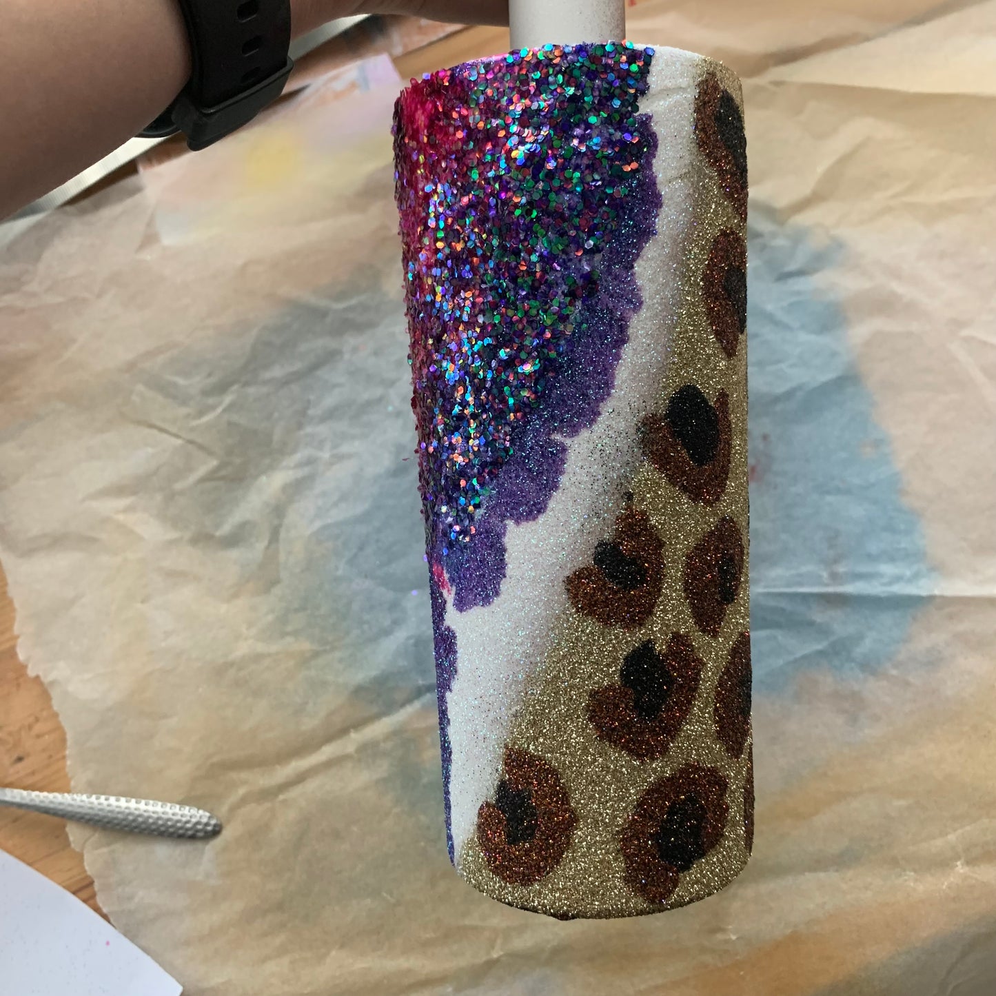 ✨ Custom Personalised Tumbler – Your Design, Your Way! (Multiple Sizes) | Handmade Epoxy Glitter Drinkware ✨