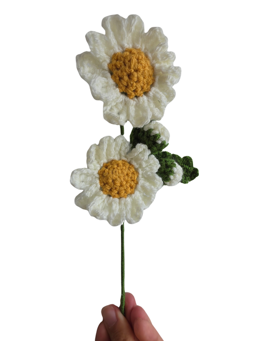 Crochet Daisy Pattern | Easy Flower Crochet Pattern | Quick DIY Floral Crochet