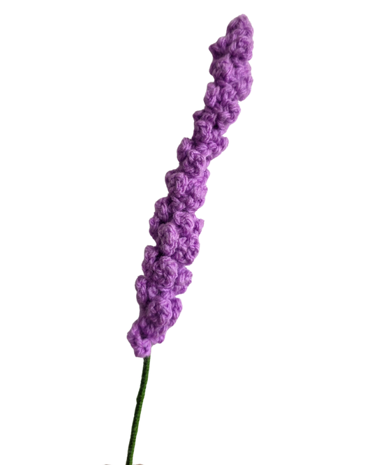Crochet Lavender Pattern | Botanical Crochet Flower | Easy Crochet Pattern PDF