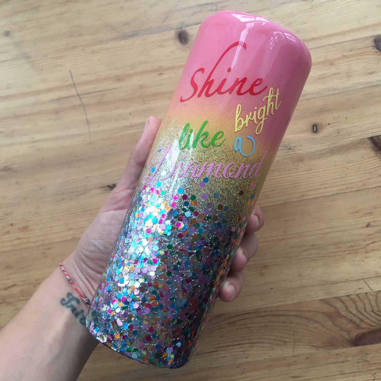 ✨ Custom Personalised Tumbler – Your Design, Your Way! (Multiple Sizes) | Handmade Epoxy Glitter Drinkware ✨