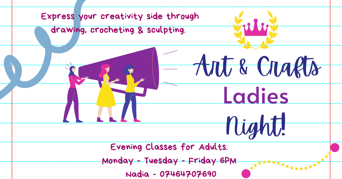 🌙 Art & Crafts Lady's Night for Adults | Relax, Create, and Unwind | Limited Spaces | End of Year Promo