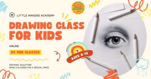 Online Drawing Class for Kids (8-13 years) – Zoom, 90-Minute Sessions