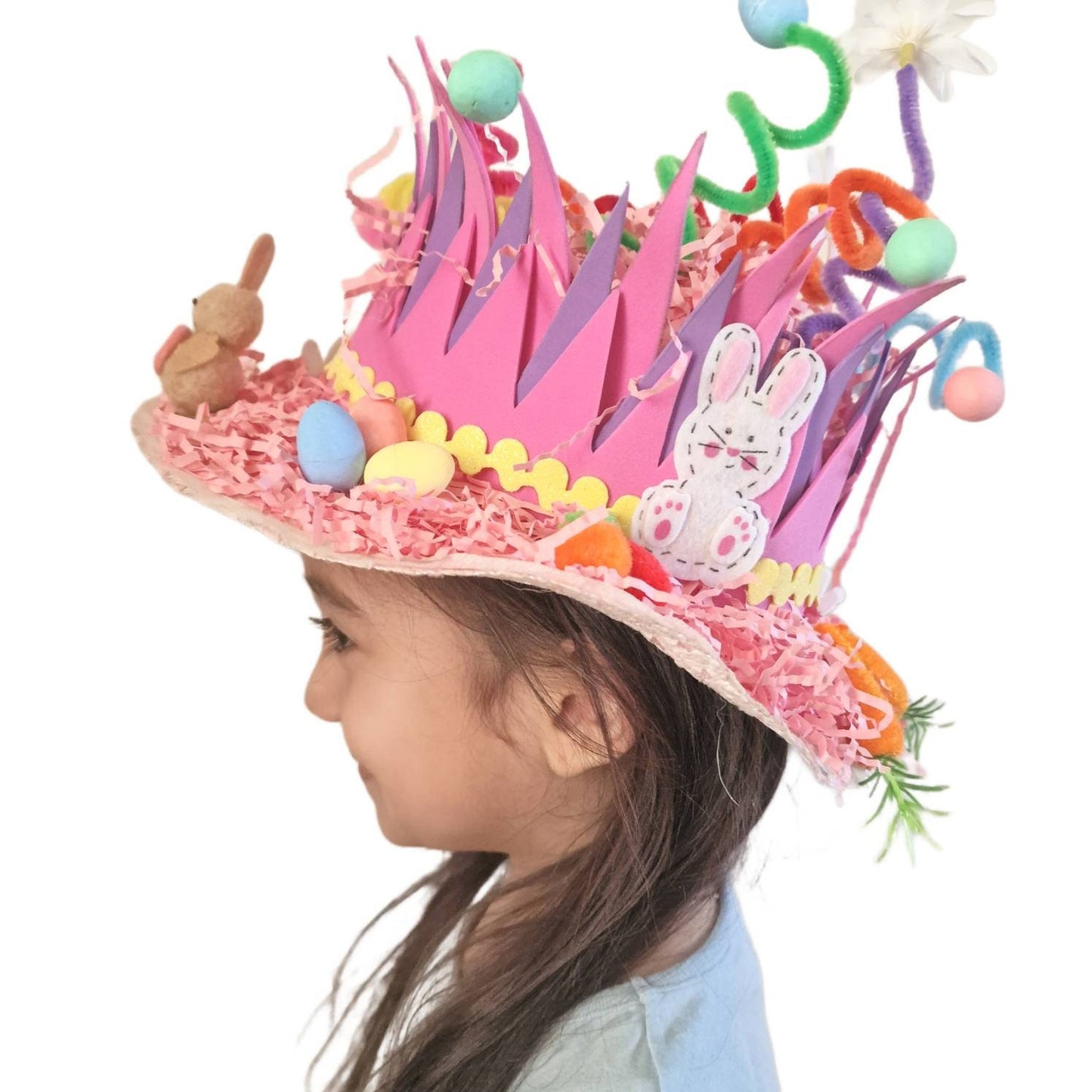 Handmade Personalised Easter Bonnet – Custom Kids’ Hat for Egg Hunts & Spring Fun