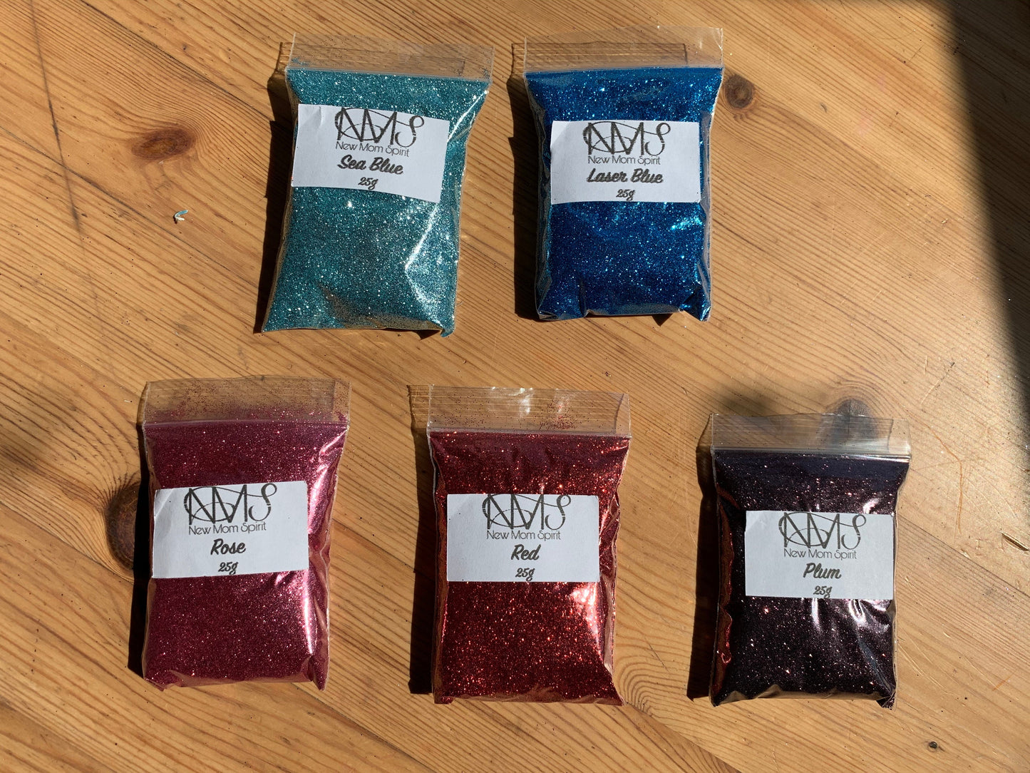 Glitter, in Bag and Shakes.