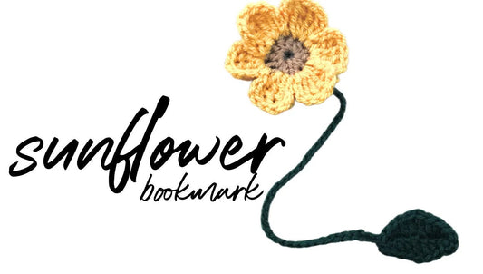 Sunflower Crochet Bookmark Pattern PDF | Instant Download | Easy-to-Follow Instructions