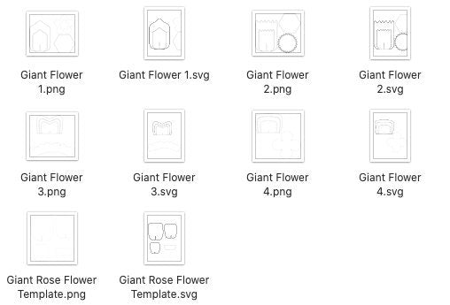 Fleurs en carton 3D faites à la main pour décorations de fête - Plusieurs tailles et ensembles disponibles