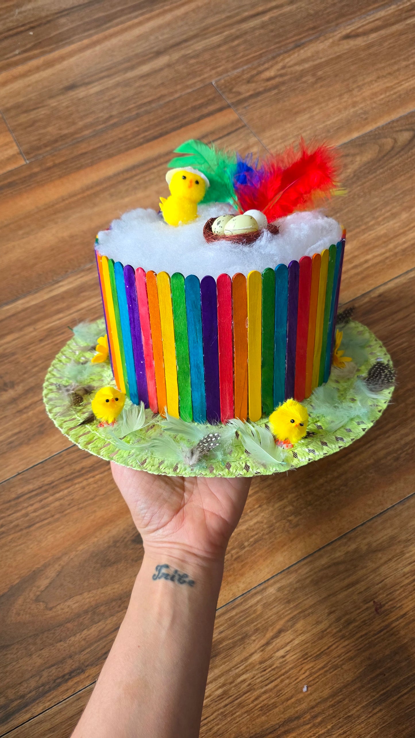 Handmade Personalised Easter Bonnet – Custom Kids’ Hat for Egg Hunts & Spring Fun