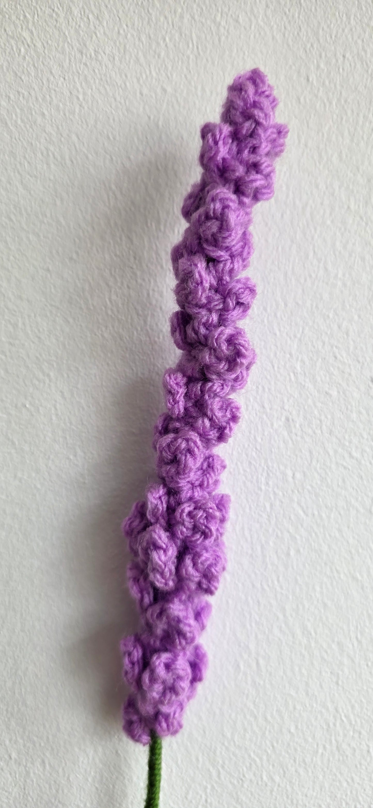 Handmade Crochet Lavender Stalk – Forever Flower