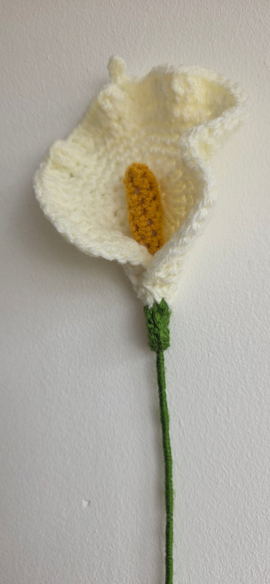 Handmade Crochet Calla Lily – Forever Flower