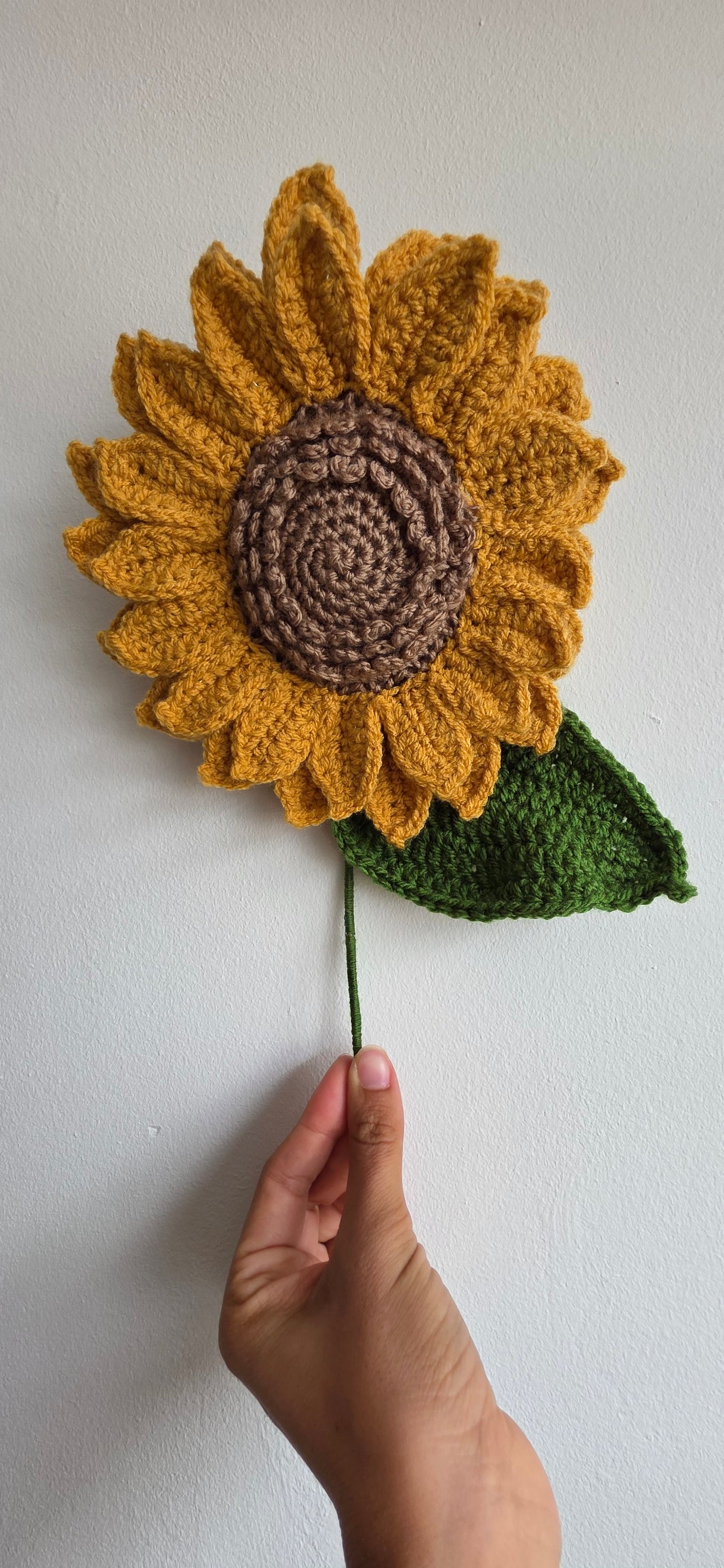Handmade Crochet Sunflower – Decorative Bloom | Made in the UK