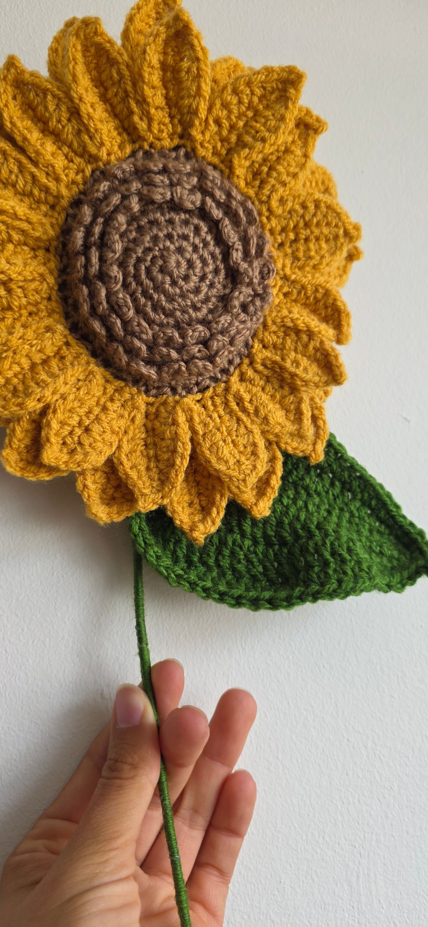 Handmade Crochet Sunflower – Decorative Bloom | Made in the UK