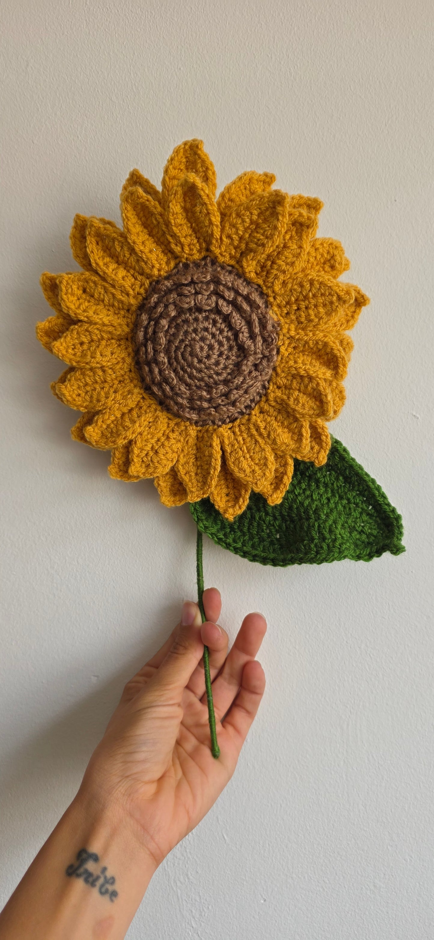 Handmade Crochet Sunflower – Decorative Bloom | Made in the UK