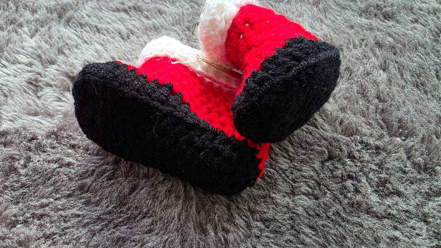 Santa Booties (Newborn–8 Years)