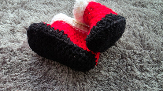 Santa Booties (Newborn–8 Years)