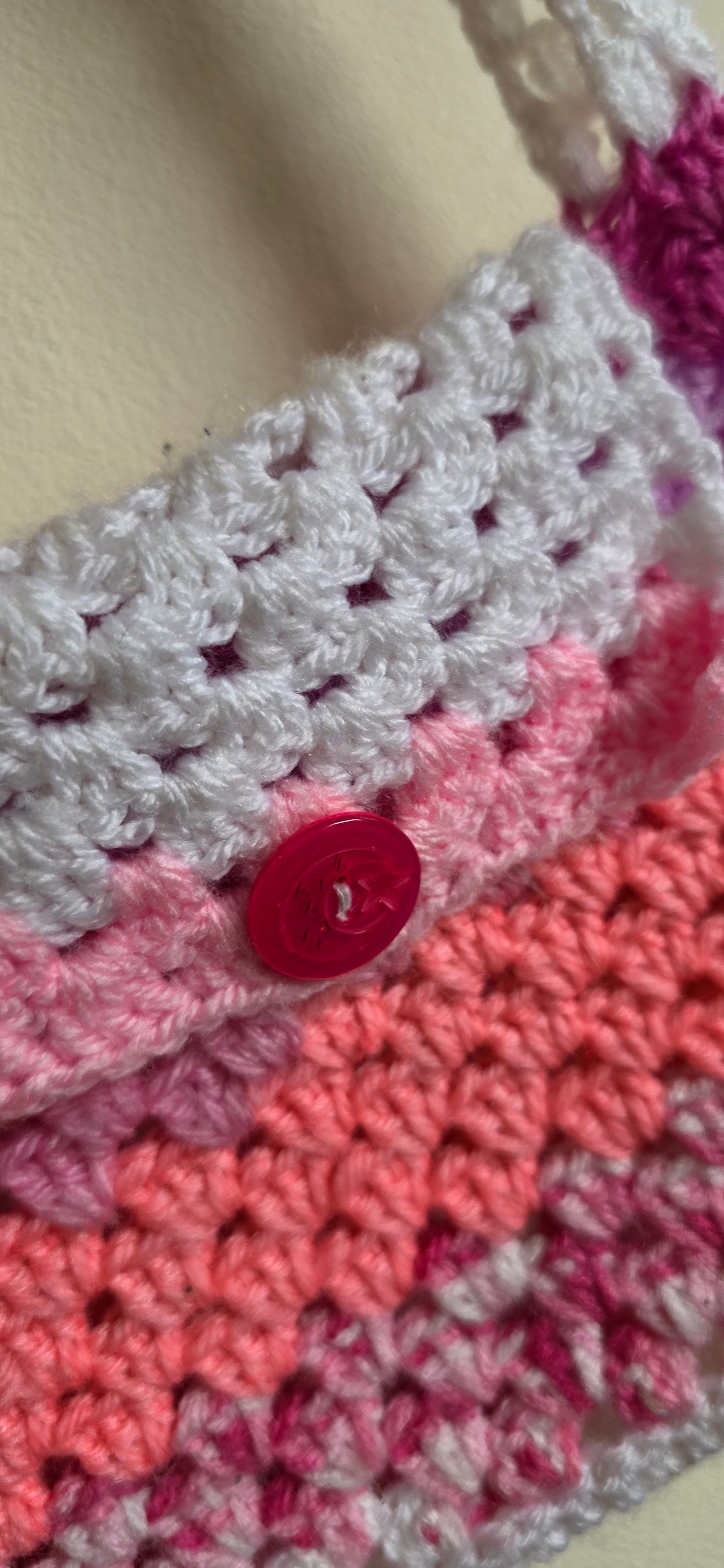 Colour Block Granny Book Pouch